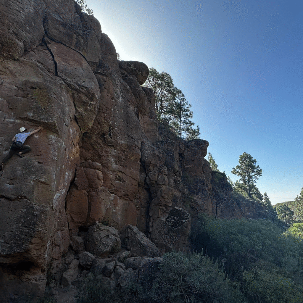 Climbing in Tenerife